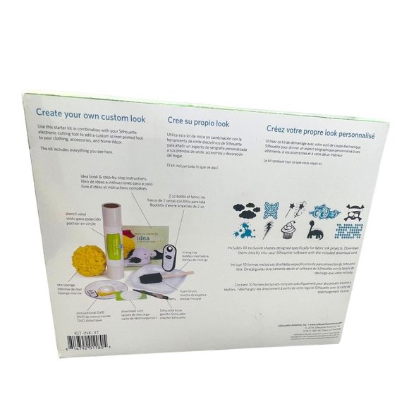 Fabric Ink Starter Kit by Silhouette New In Box Sealed - Picture 2 of 8